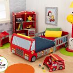 Fire Truck Toddler Bed | Kids Bedroom Ideas | Unique Toddler Beds #toddlerbeds