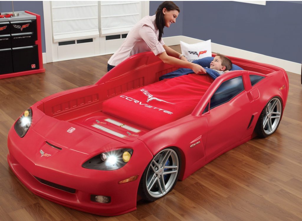 Corvette Car Bed With Lights