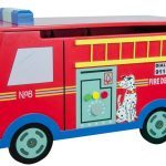 Fire Engine Toy Box