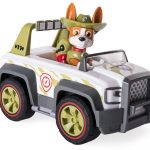 Paw Patrol Tracker’s Cruiser Jungle Rescue Vehicle and Pup