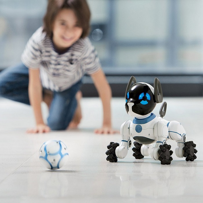 WowWee CHiP Interactive Robot Pet Dog - Cute robot puppy for kids 6-15 years old