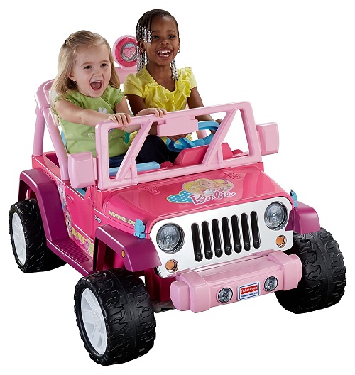 Power Wheels Barbie Jammin Jeep Wrangler