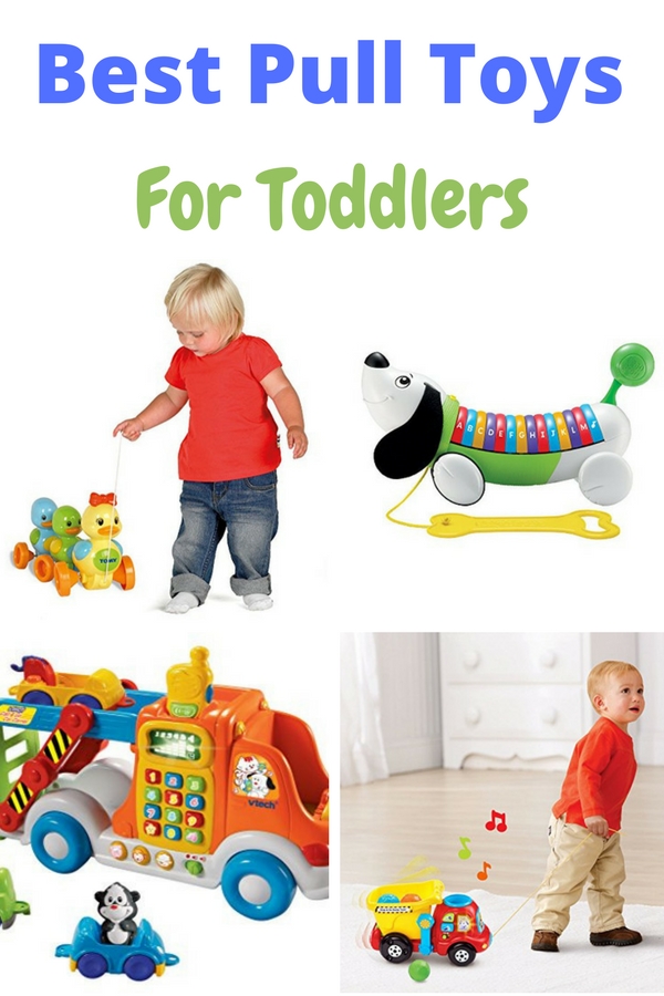 Best Pull Toys for Toddlers - Pull Along Toys help toddlers develop essential mental and physical skills #pulltoys #toysfortoddlers #kidsdevelopment